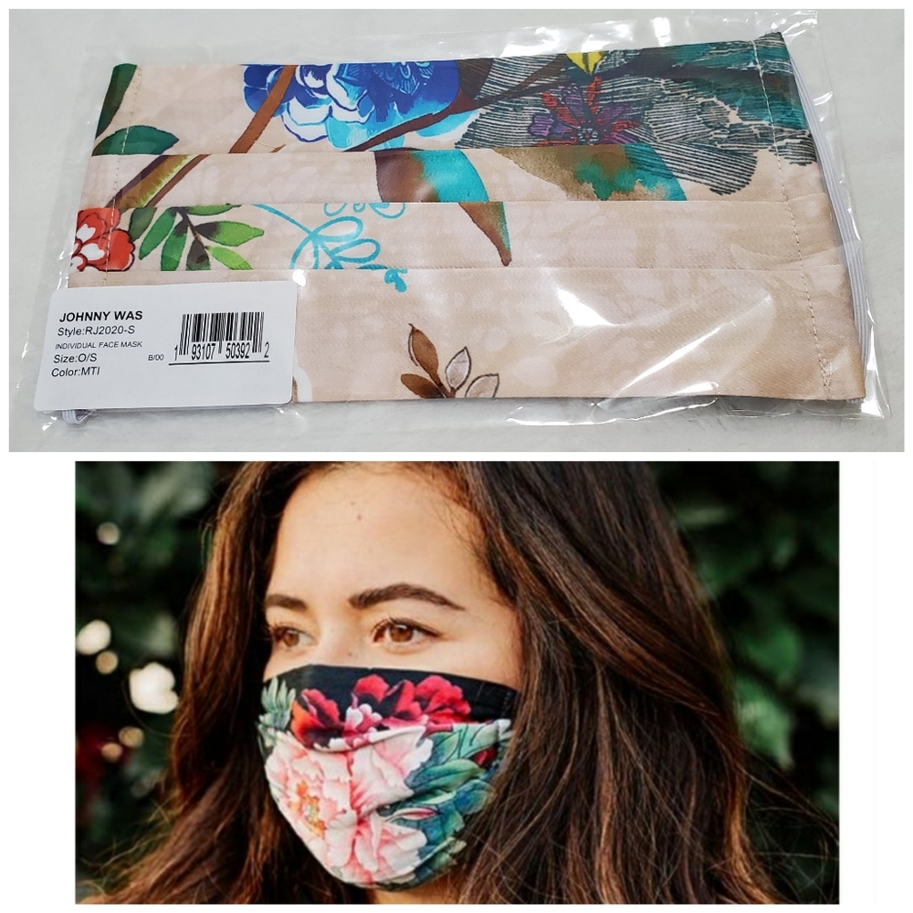 Johnny Was non-medical grade cotton face mask